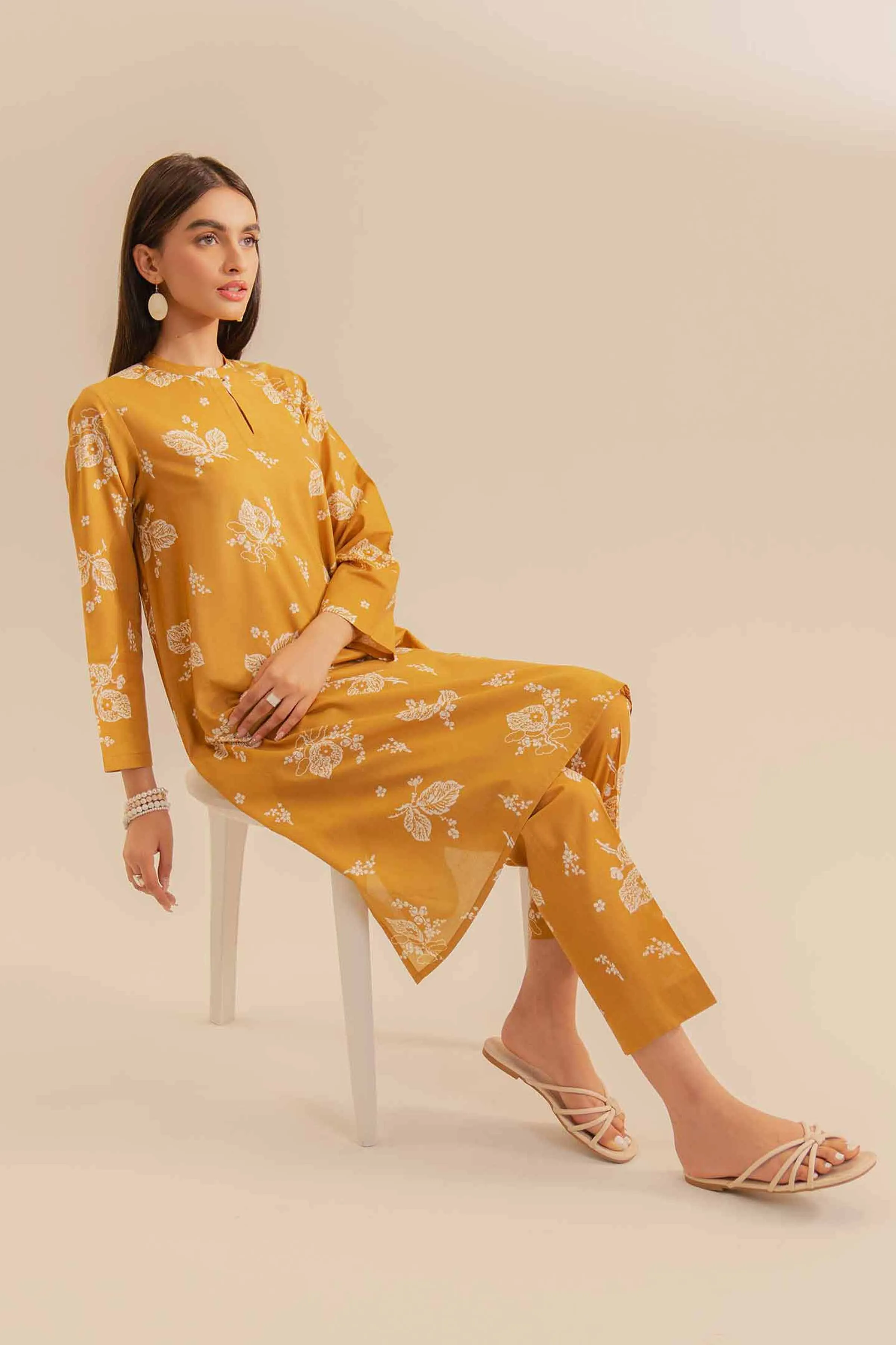 2 Piece -  Printed Suit - PE24-323