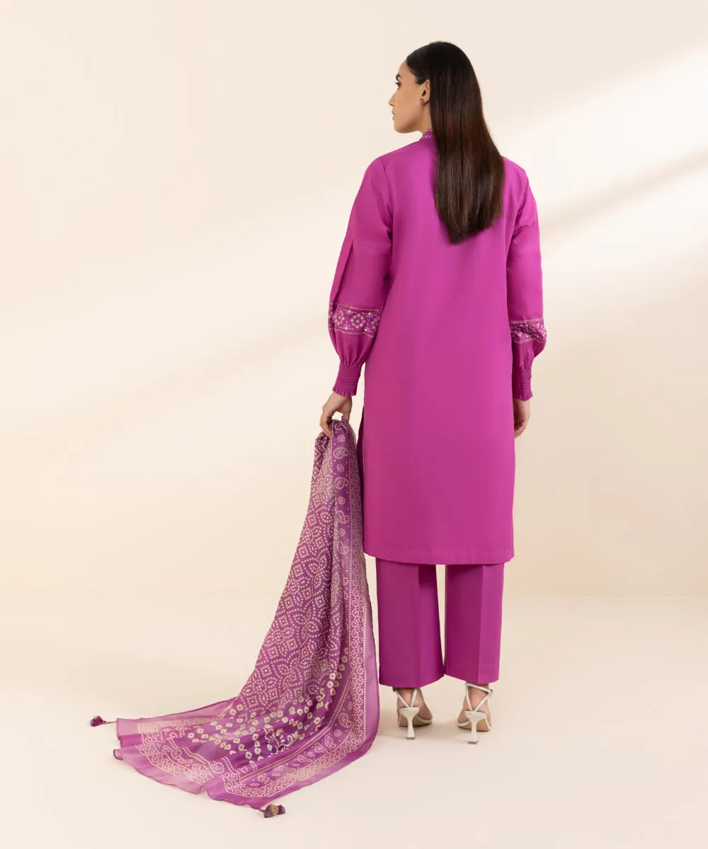3 Piece - Embroidered Lawn Suit