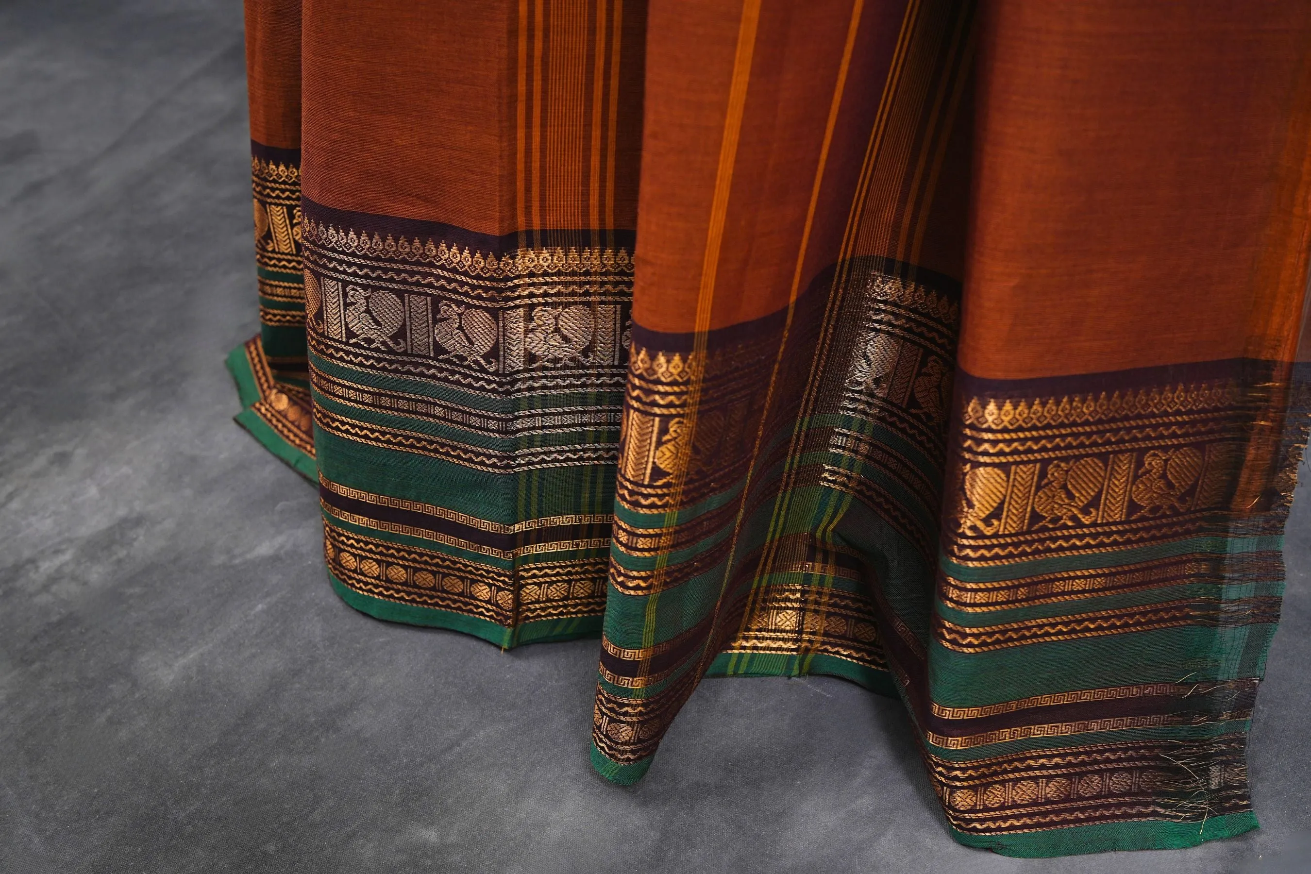 80-count Chettinad Cotton Saree: Experience Classic Indian Elegance
