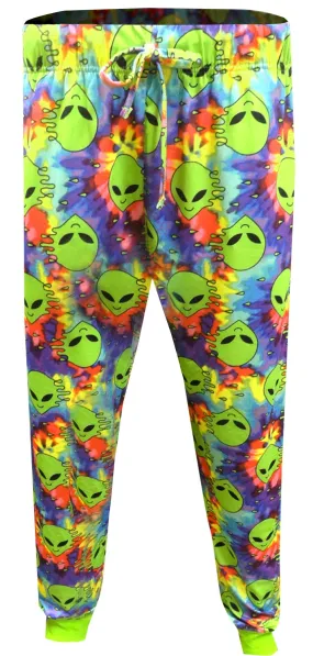 Alien Tie Dye Jogger Style Lounge Pants
