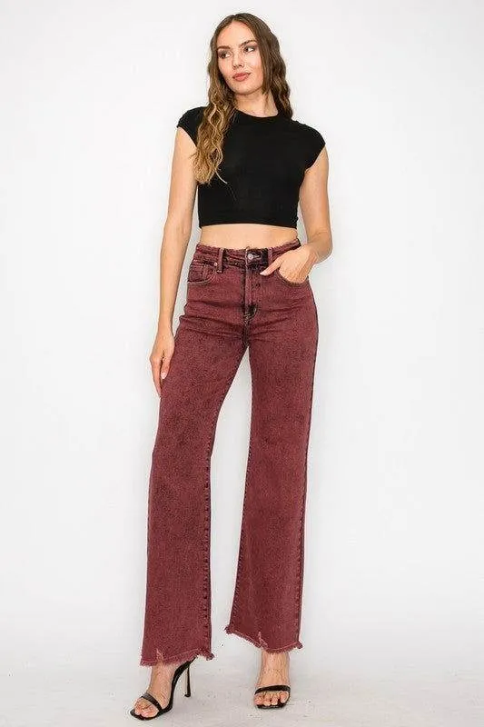 Artemis Vintage High Rise Flared Leg Jeans