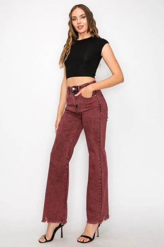 Artemis Vintage High Rise Flared Leg Jeans