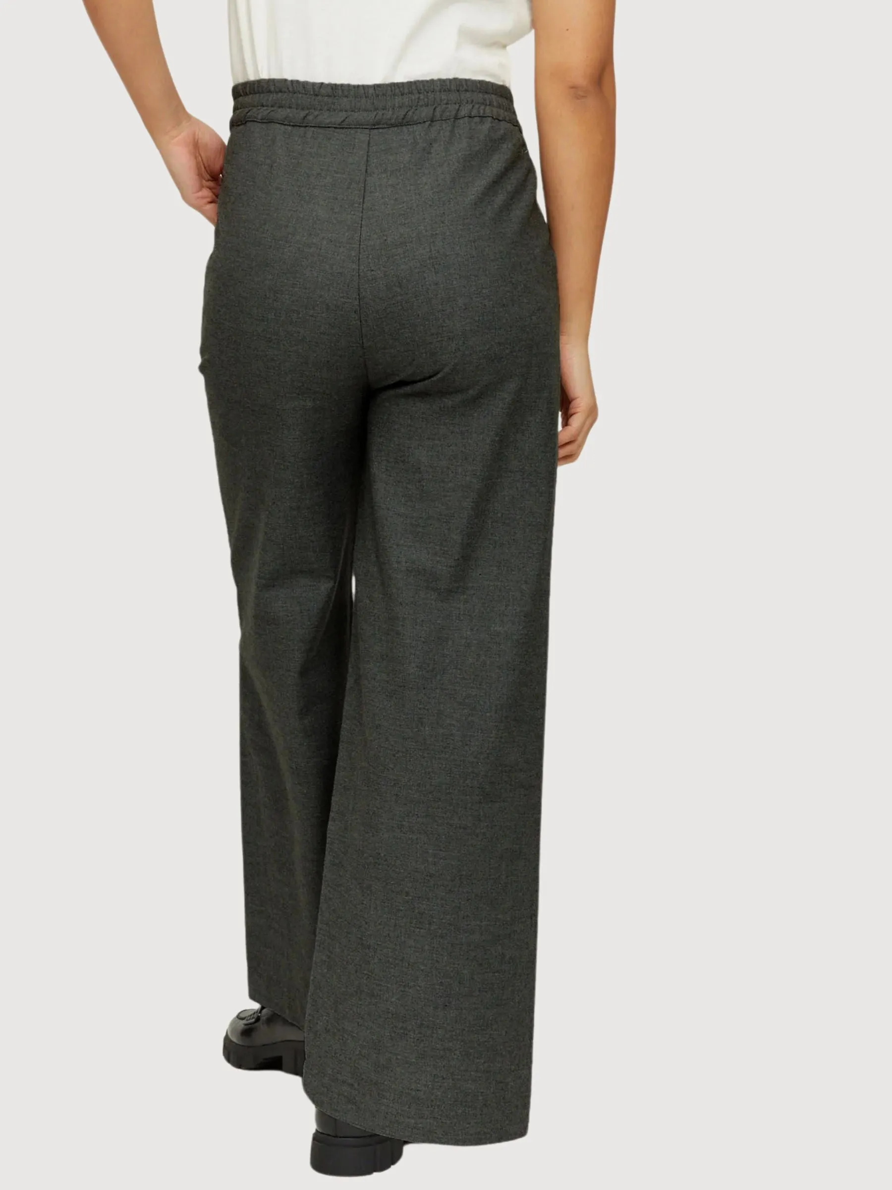 Barana Pants Anthracite Melange Women | Mazine
