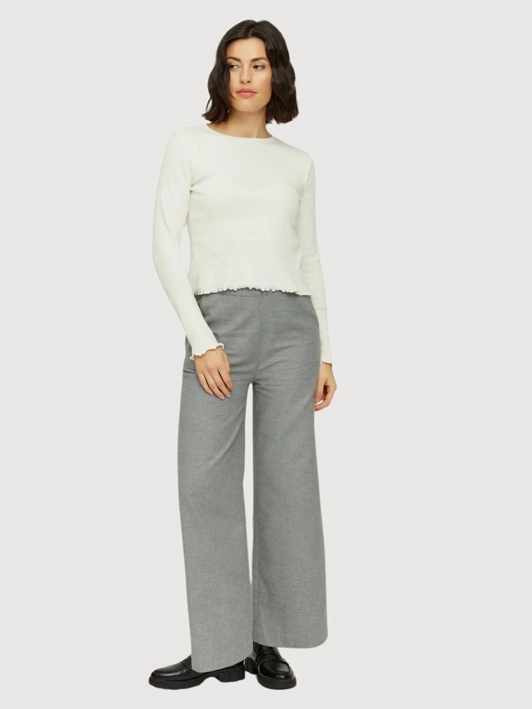 Barana Pants Grey Melange | Mazine