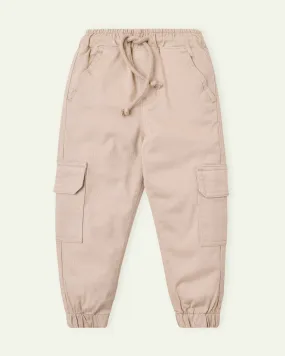 Beige Cargo Pants