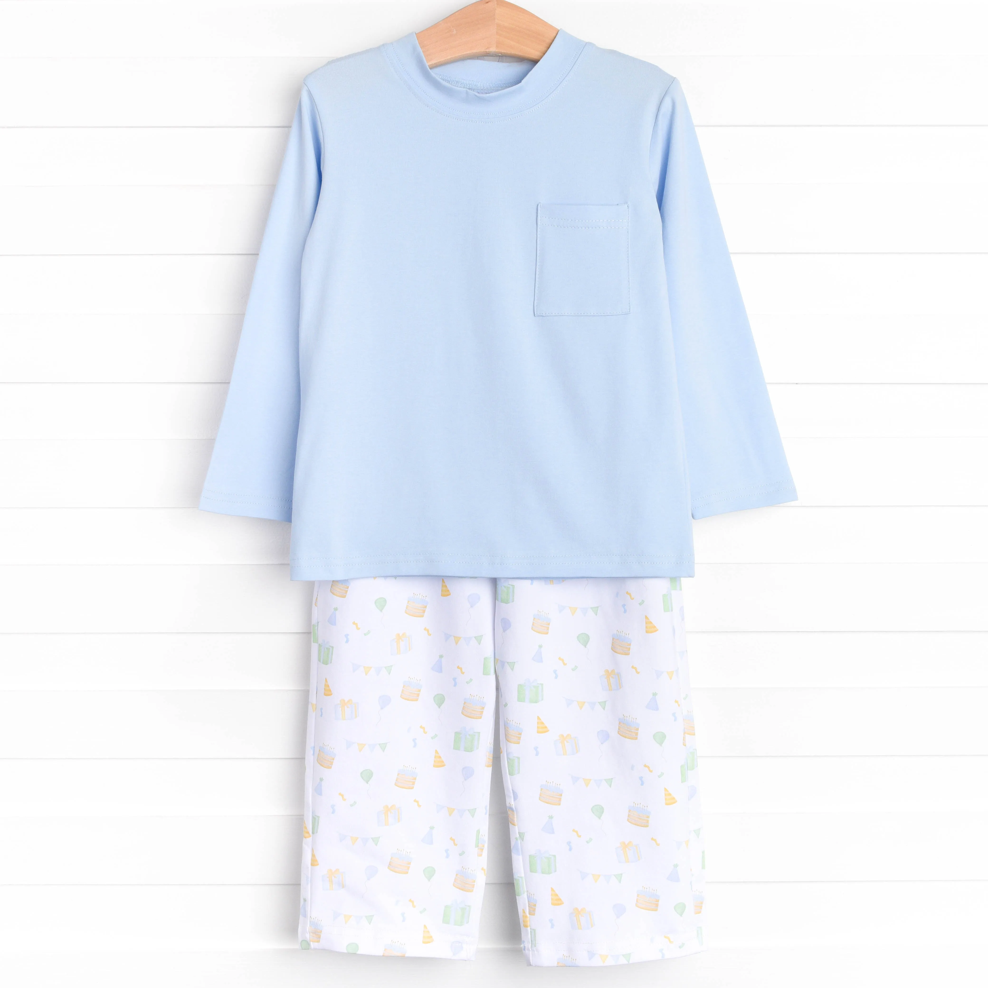 Birthday Bliss Pant Set, Blue