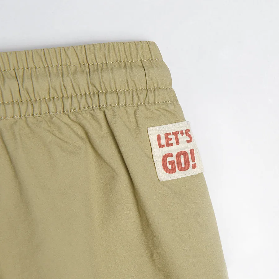 Boy's Trousers Khaki CC CCB2410964