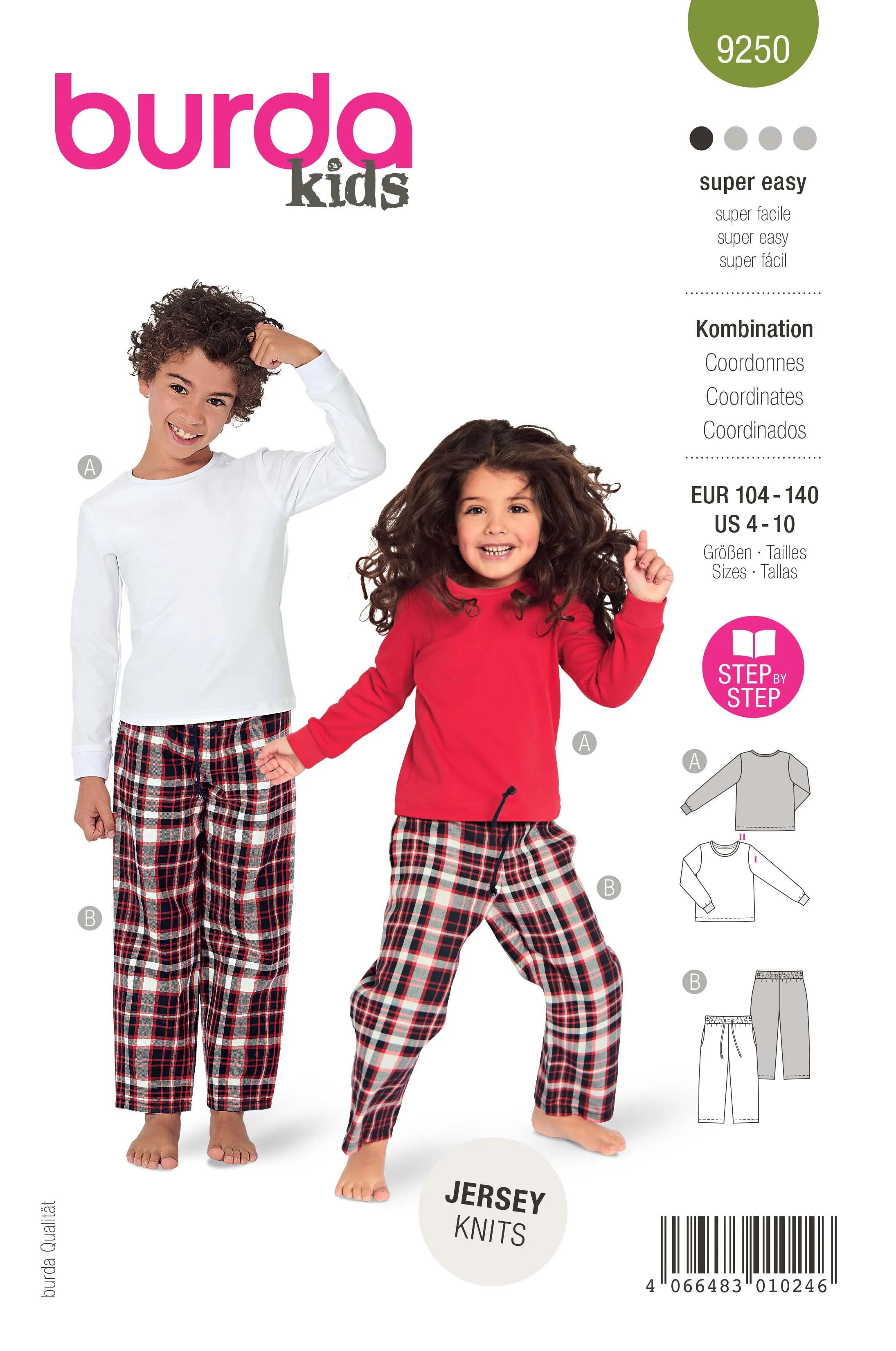Burda - 9250  Set Kids