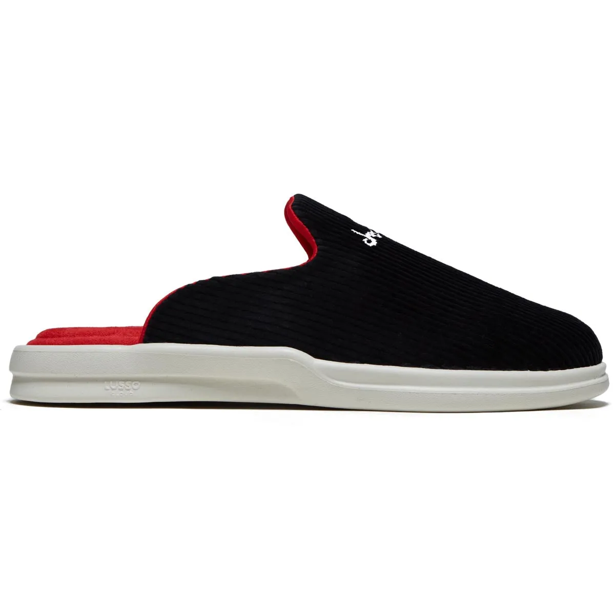 Chocolate x Lusso Pelli Slide Shoes - Black