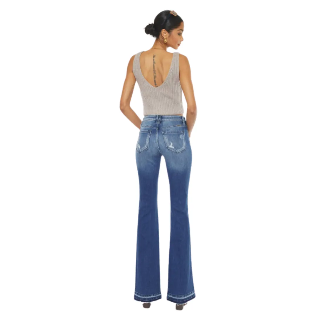 Clemont High Rise Flare Jeans - KC9326D