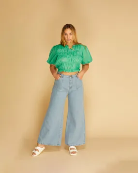 CLOVER JEAN PETITE LIGHT BLUE