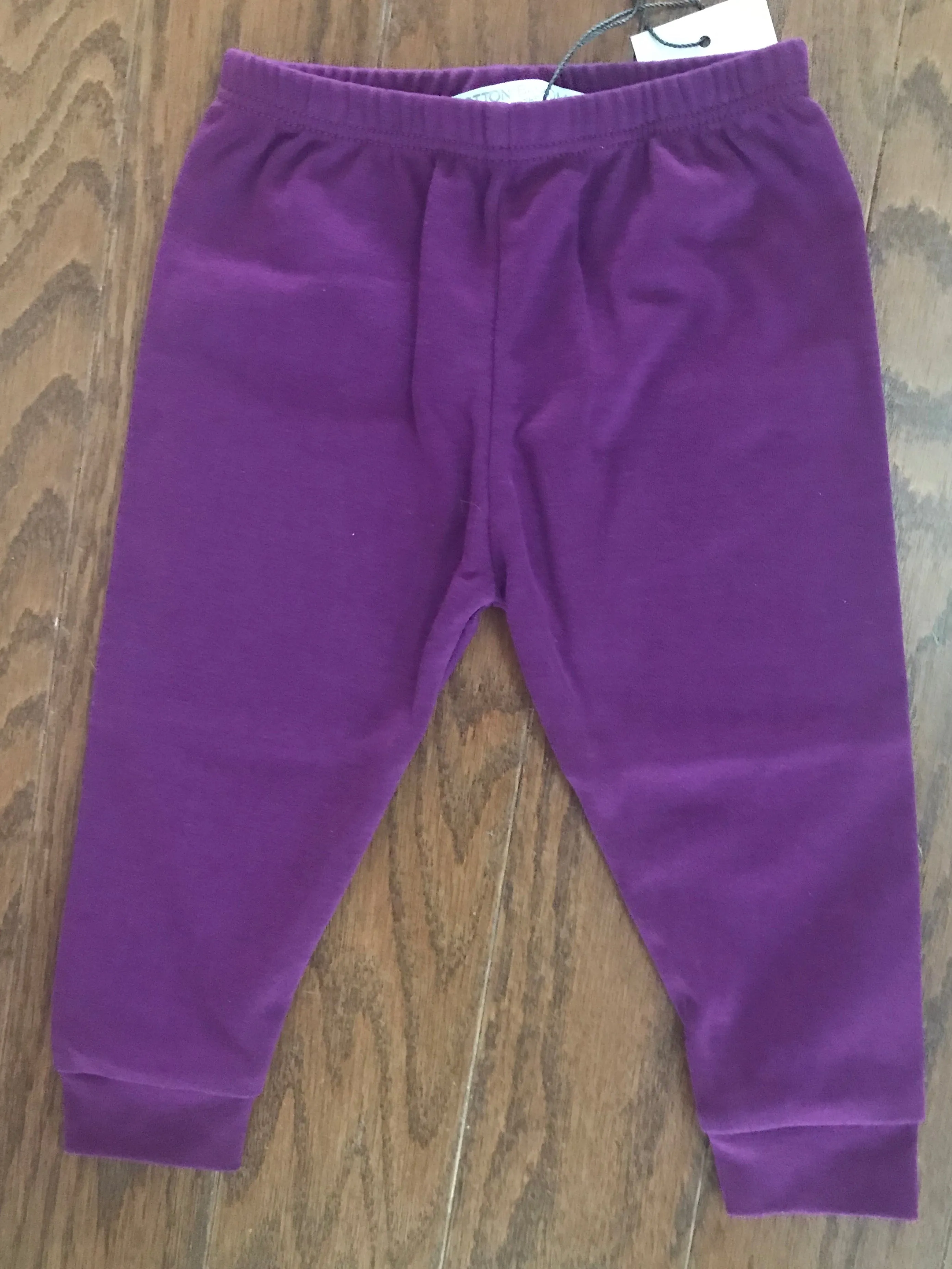 Cotton Bloom Pants - Plum