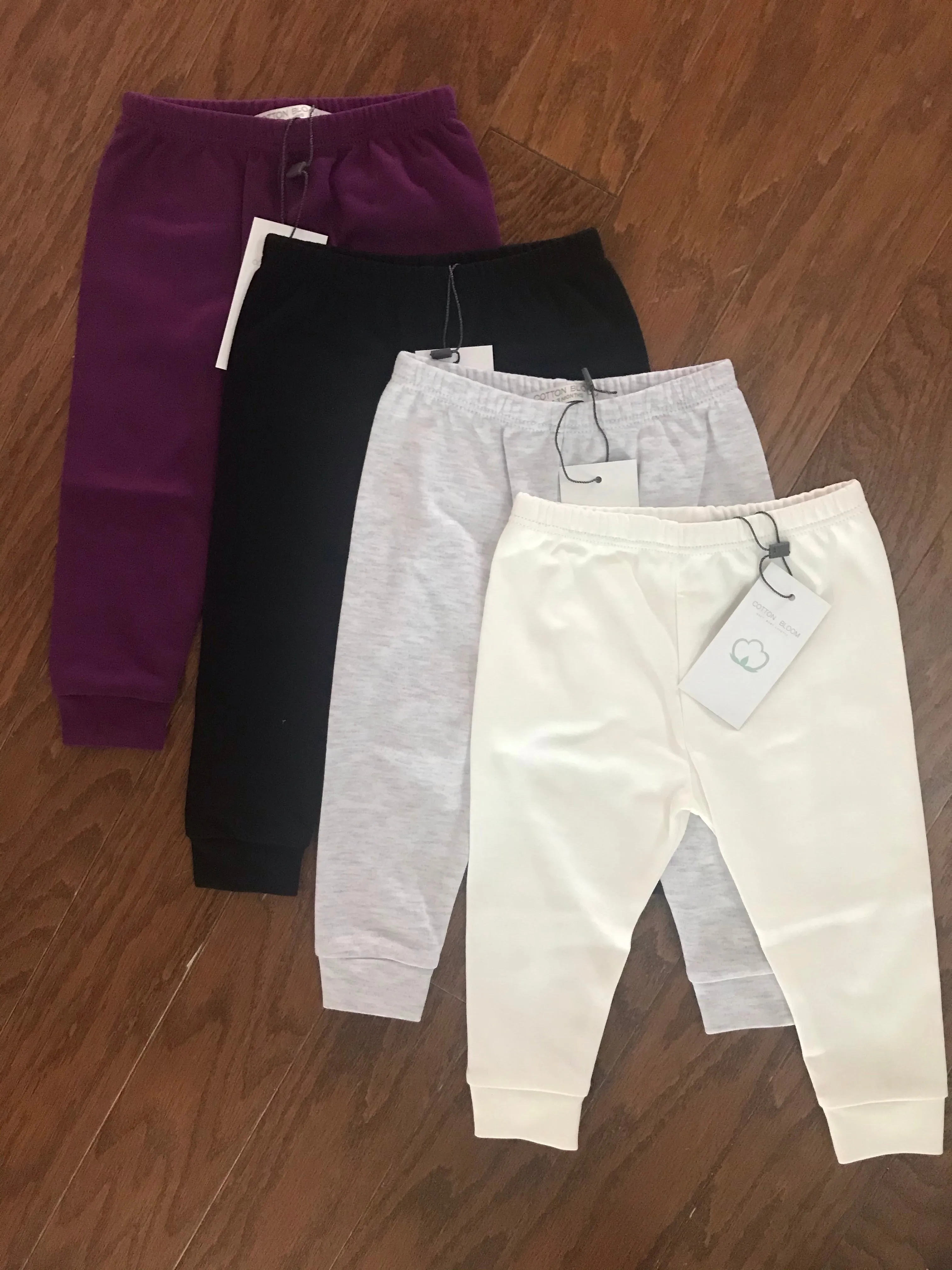 Cotton Bloom Pants - Plum