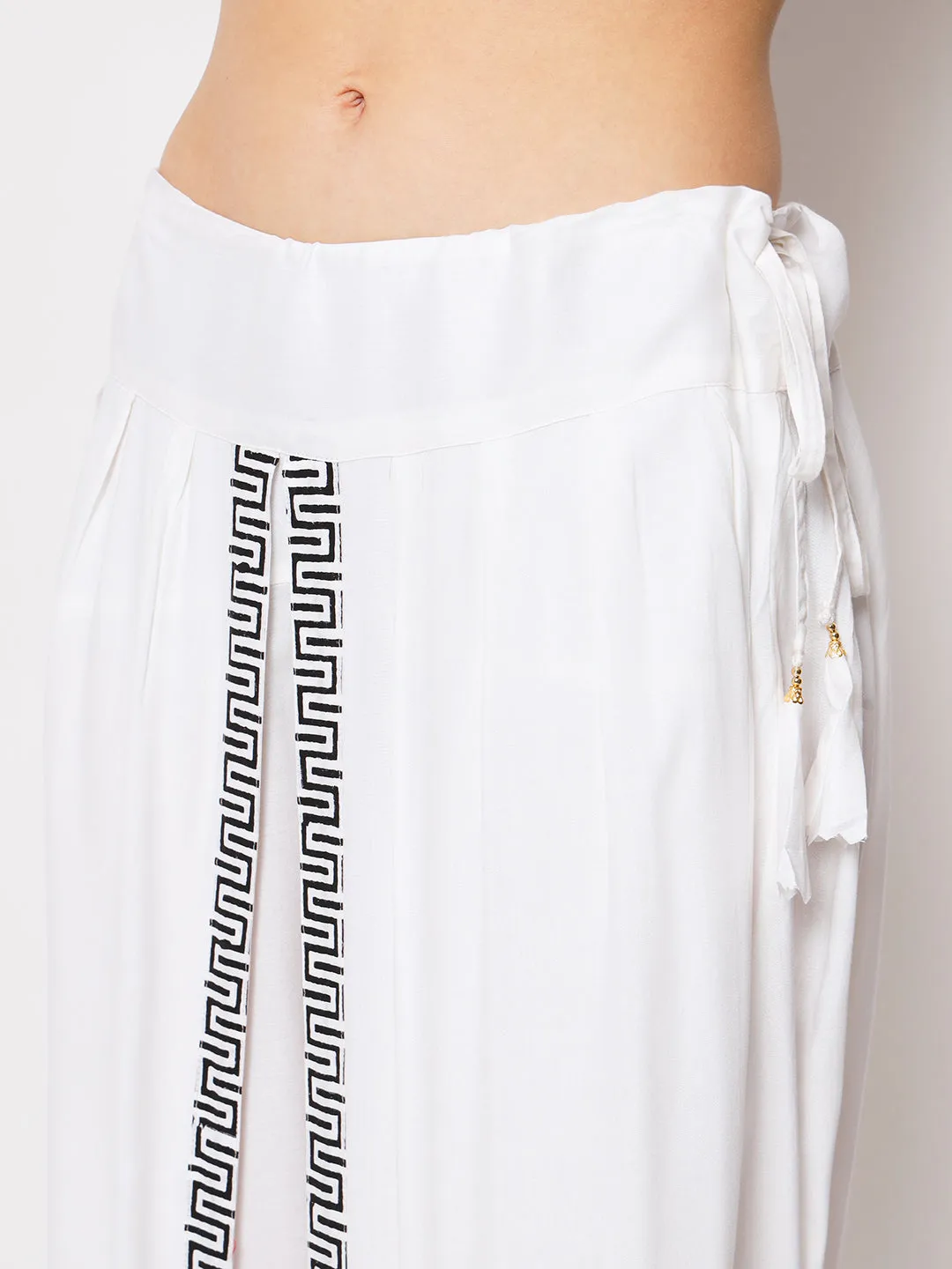 Cotton Viscose Hand Block Printed Dhoti