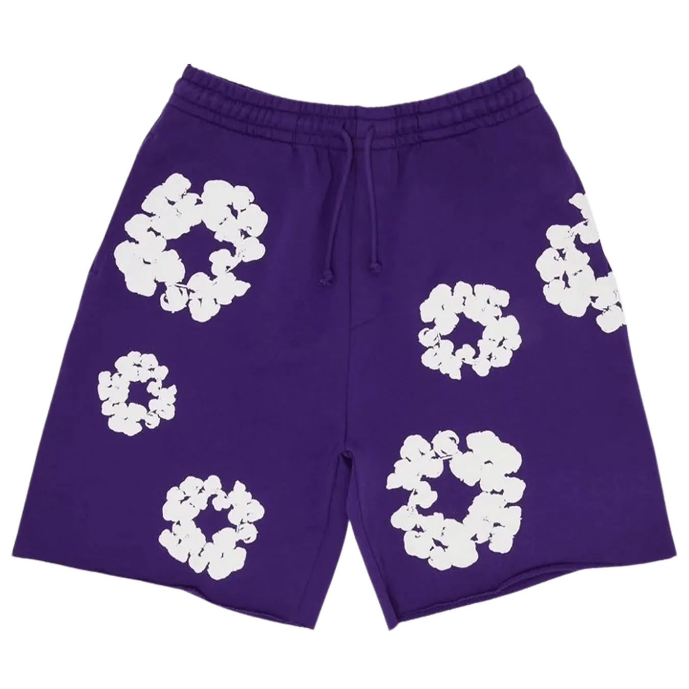 Denim Tears The Cotton Wreath Shorts 'Purple'