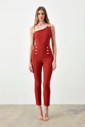 Dügmeme Detailed Trousers -