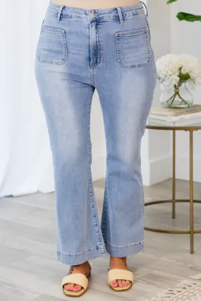 Don't Think Twice Jeans, Light Wash