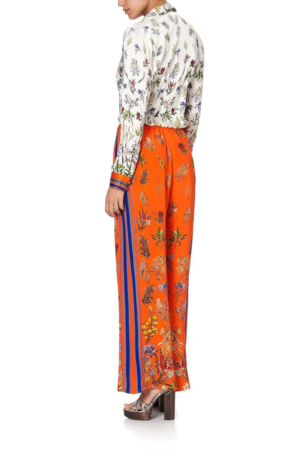 DRAWSTRING PANT WITH SIDE PANEL GONE COAST