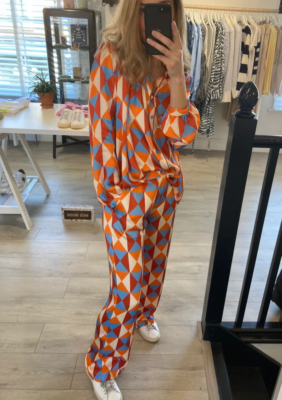 Geometric Printed Trousers | Monday Afternoon