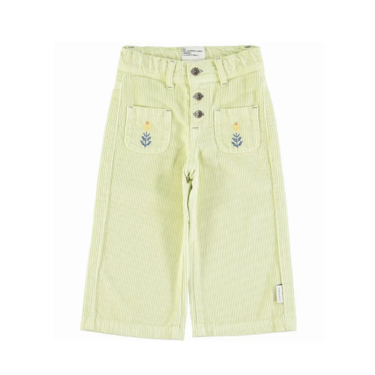 Girls Corduroy Trousers (Lime Green)