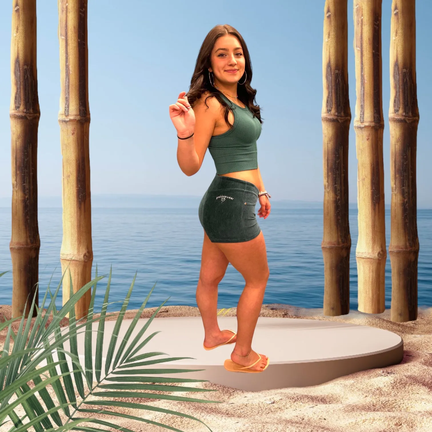 GODDESSWEAR BOOTY CORDUROY SHORTS CLASSIC, LITE, ULTRA LITE COLLECTIONS