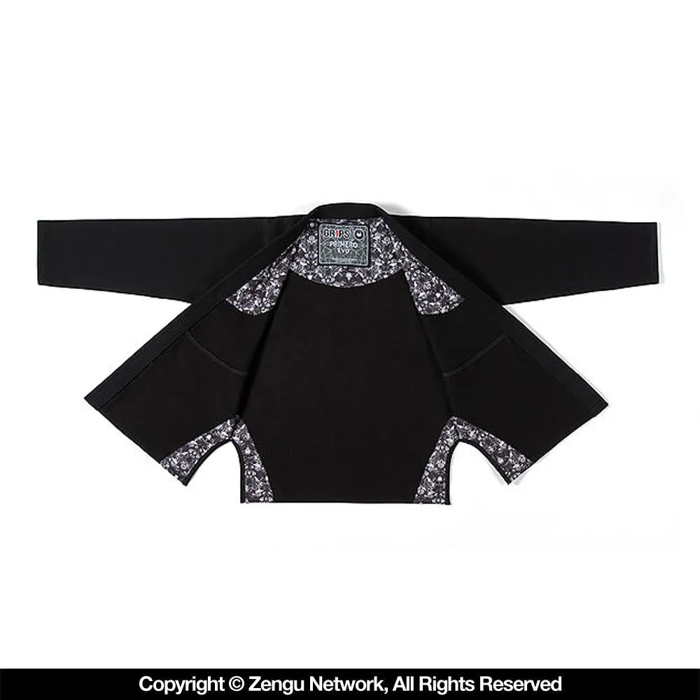 Grips "Primero Evo" Black BJJ Gi