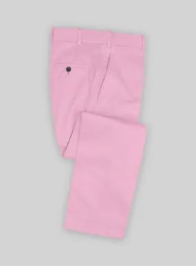 Italian Pink Cotton Pants