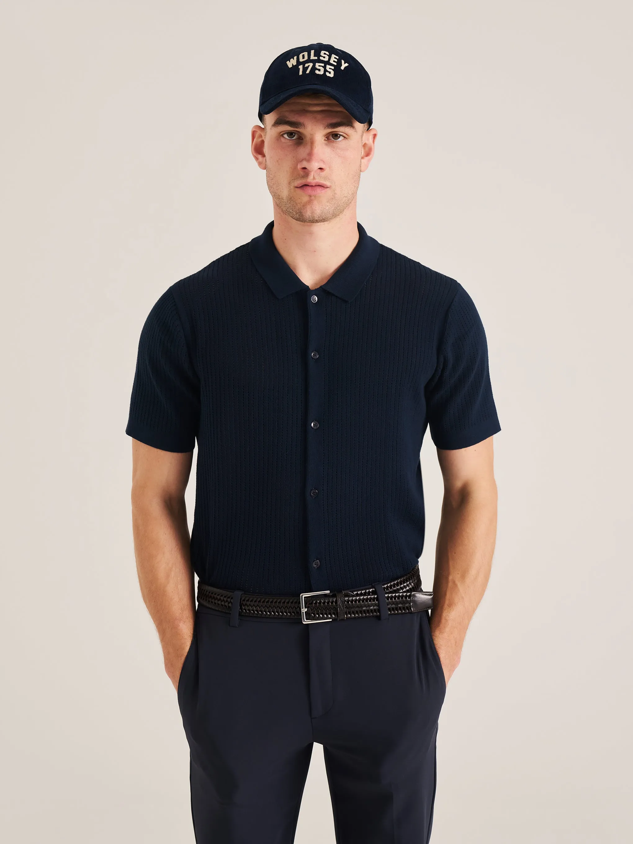 Knitted Button Through Shirt