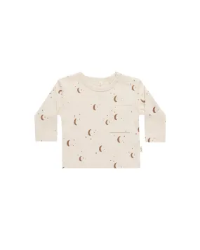 Long Sleeve Pocket Tee | Moons