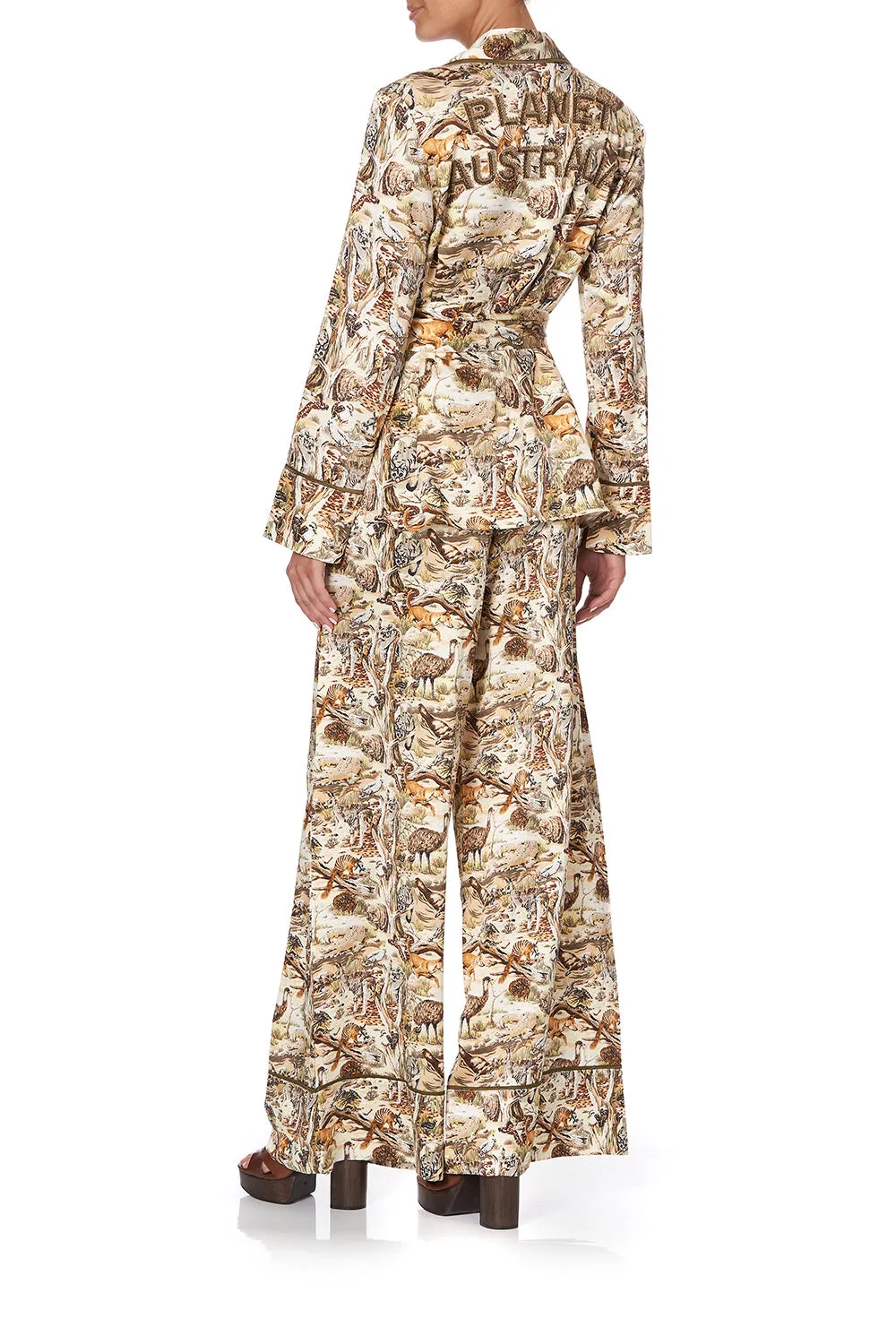 LOUNGE TROUSER WITH CUFFS BUSH DOOF