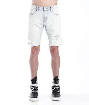 MERO SLIM SHORT w/WHITE BELT IN ZEPHYR