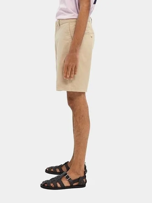 Scotch & Soda Stuart Classic Pima Cotton Short - Sand