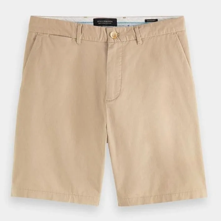 Scotch & Soda Stuart Classic Pima Cotton Short - Sand