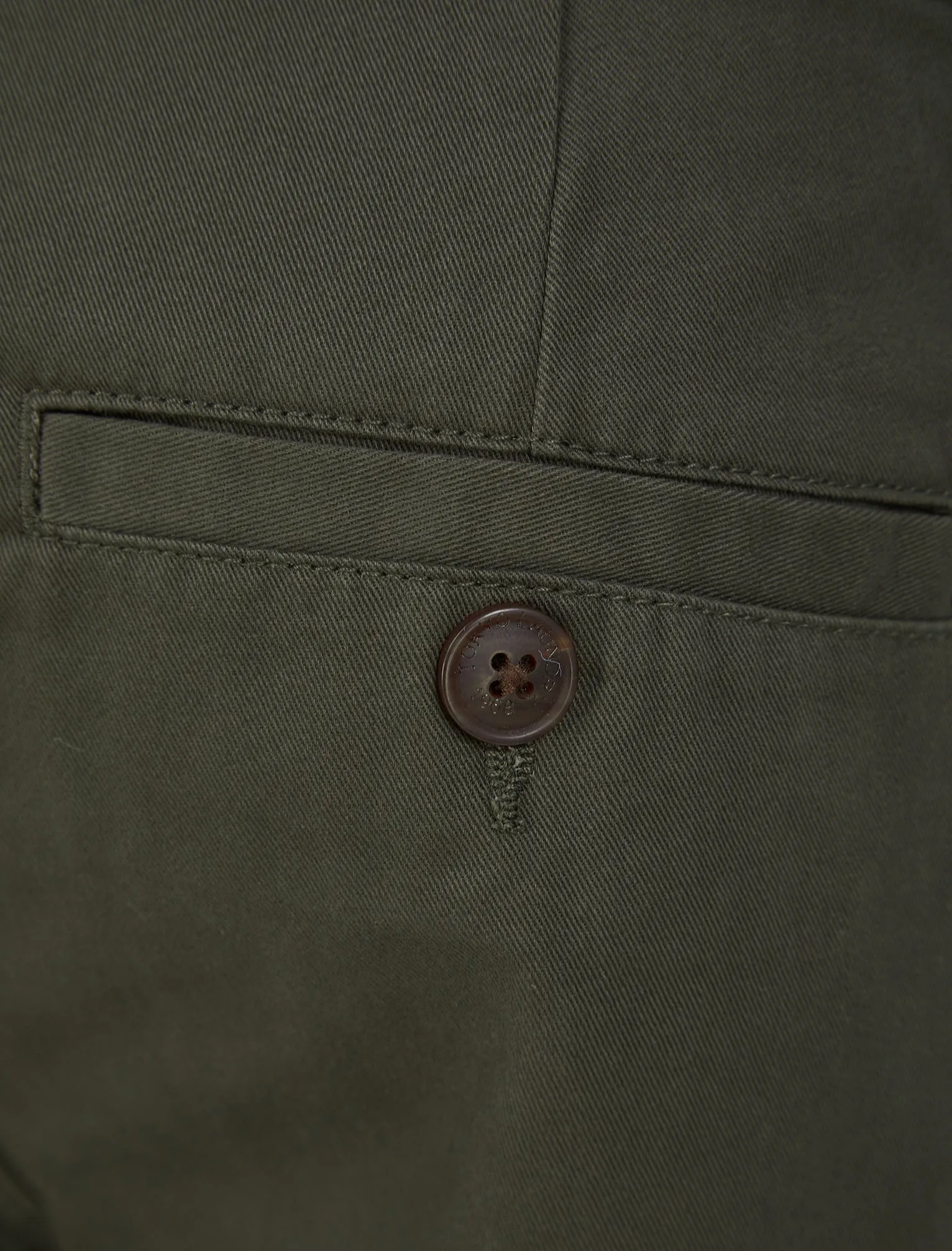 Somero Cotton Twill Chino Shorts in Khaki - Tokyo Laundry