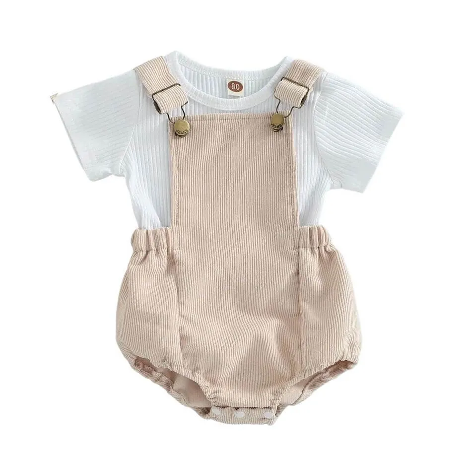 Taylor Corduroy Romper Set