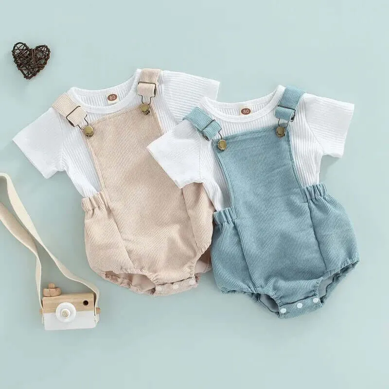 Taylor Corduroy Romper Set