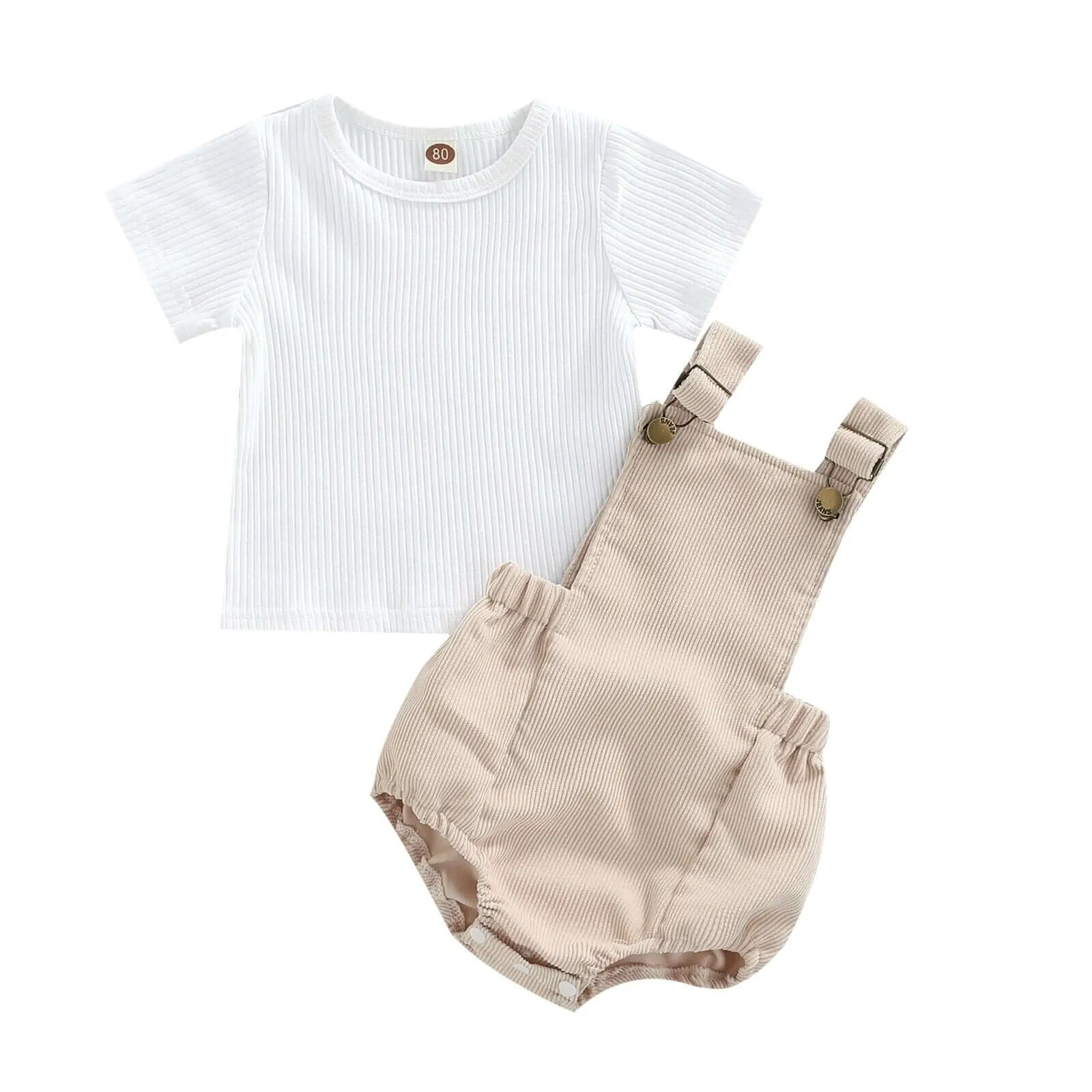 Taylor Corduroy Romper Set